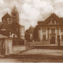 Barthelvilla MIT STADTMAUER UND HEILIG-GEIST-KIRCHE 1928