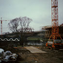 Bau der Autobahnbrücke A70 1994