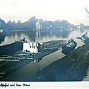 Floß auf dem Main um 1939