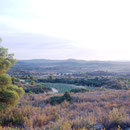 El Paraje Vall d´Algés al atardecer 