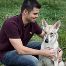 Chumani's Baheera Anouk mit Herrchen