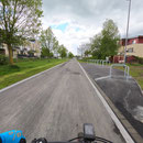 Um die Mittagszeit Gehts dann rauf auf`s Rad . . . .  Vennbahnweg ! Neues Teistück ( Verbreitert ) bis zur Rombachstrasse  . . .