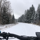 Immer wieder schön ,das Knirschen der Reifen im Schnee