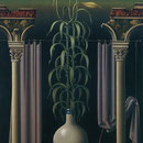 Lilie II, 100 X 62 cm, 1992, Öl/Tempera, Mischtechnik