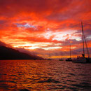 ...und sich der Sunset mit etwas speziellen Farben gegen SW...