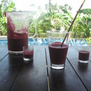 Blaubeere im Glas