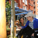 Klangspiel in Aktion - Sinnesgarten Altenzentrum St. Marien Köln-Kalk