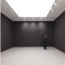 Kunsthalle Tübingen, Kleiner Saal mit schwarzer Wand