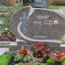 Doppelgrabstein Paradiso Friedhof Lehrberg