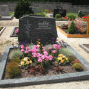 Doppelgrabstein Paradiso Friedhof Lichtenau