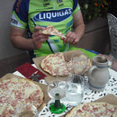 Die verdiente Tarte Flambé au Munster - Bon apetit