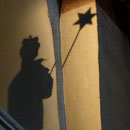 mit unserem Schatten