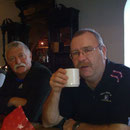 Udo mal ganz nachdenklich beim Kaffee