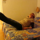 19.12.2009: Heimfahrt nach Deutschland - hier im Hotel in Nancy. (Hier waren -18°C!)
