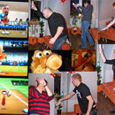 Verausgabt haben wir uns mit Wii Sports. - Playing Wii Sports is fun!