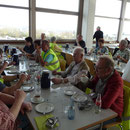 Beim anschließenden Kaffetrinken auf Einladung der Firma