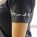 Kurzarmshirt mit Sonnengruß TATTOO