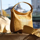 Handtasche und Gürtel aus Hornback