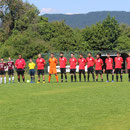 und spielten dann ein Spiel gegen die 2.Herrenmannschaft