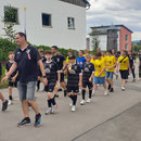 Die Jugendspieler feuerten kräftig an