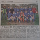 Zeitungsbericht; Meisterschaft A-Jugend