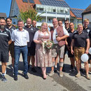 Gruppenfoto TSV Spaliersteher - Hochzeit Dennis & Jolanda