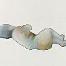 o. T. aus der Serie einschlafen I, Öl auf Leinwand, 60 x 80 cm, 2010