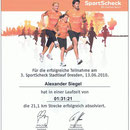 1. Platz Männer AK 50 - nicht schlecht ...