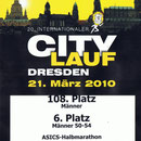 Eine Verbesserung zum letzten Halbmarathon um 30 Sekunden ...