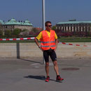 13.15 Uhr - jetzt kommen fast nur noch die Marathonis ...