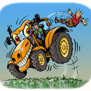 Cartoon Traktor angurten