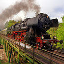 BR52 auf der Strecke zwischen Eger und Marktredwitz (Foto: Uwe Kragl)