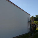 Eine weiße Wand wirkt immer langweilig.