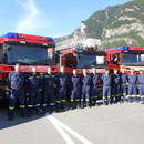 Kursteilnehmer der Feuerwehr Pizol und Walenstadt