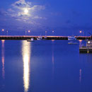 le port le soir