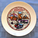 Vintage Montana State souvenir plate made in China 1993