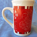 Royal Norfolk Christmas holiday latte style mug cup 