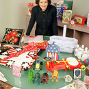 Lillian, con algunos de sus bebés