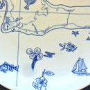 Vintage Grand Cayman souvenir collector plate made in Norway