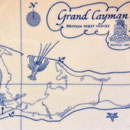 Very rare and collectible Grand Cayman porcelain plate