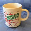 Mug payasito «I survived! Los Angeles freeways 1984»