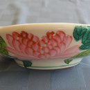 Vintage chinese footed handmade bowl (F.S. Louie Berkeley)