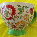 Tazota de té en estilo art nouveau de Artistic Accents 