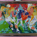 LeRoy Neiman 1979 Football #3 in Series Sports Conmemorative decanter 