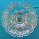 Beautiful Mikasa Garden Terrace crystal footed serving/fruit bowl 