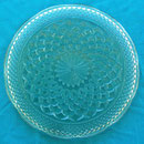 Retro glass Anchor Hocking Wexford-diamond pattern crystal 1960's