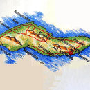 Mapa de Icaria