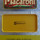 Tapa y fondo de la lata de macarrones Casa Via Varicco