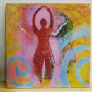Empfangen - ein Tanz     30 x 30 cm