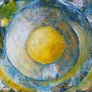 Green golden Light     30 x 40 cm   gerahmt 250,00 €